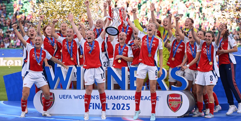 آرسنال بانوان با نمایش درخشان فصل ۲۰۲۵