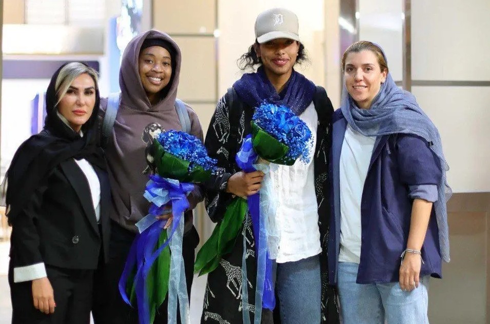 ورود سابریا دین و چیاریل ویدست به تهران