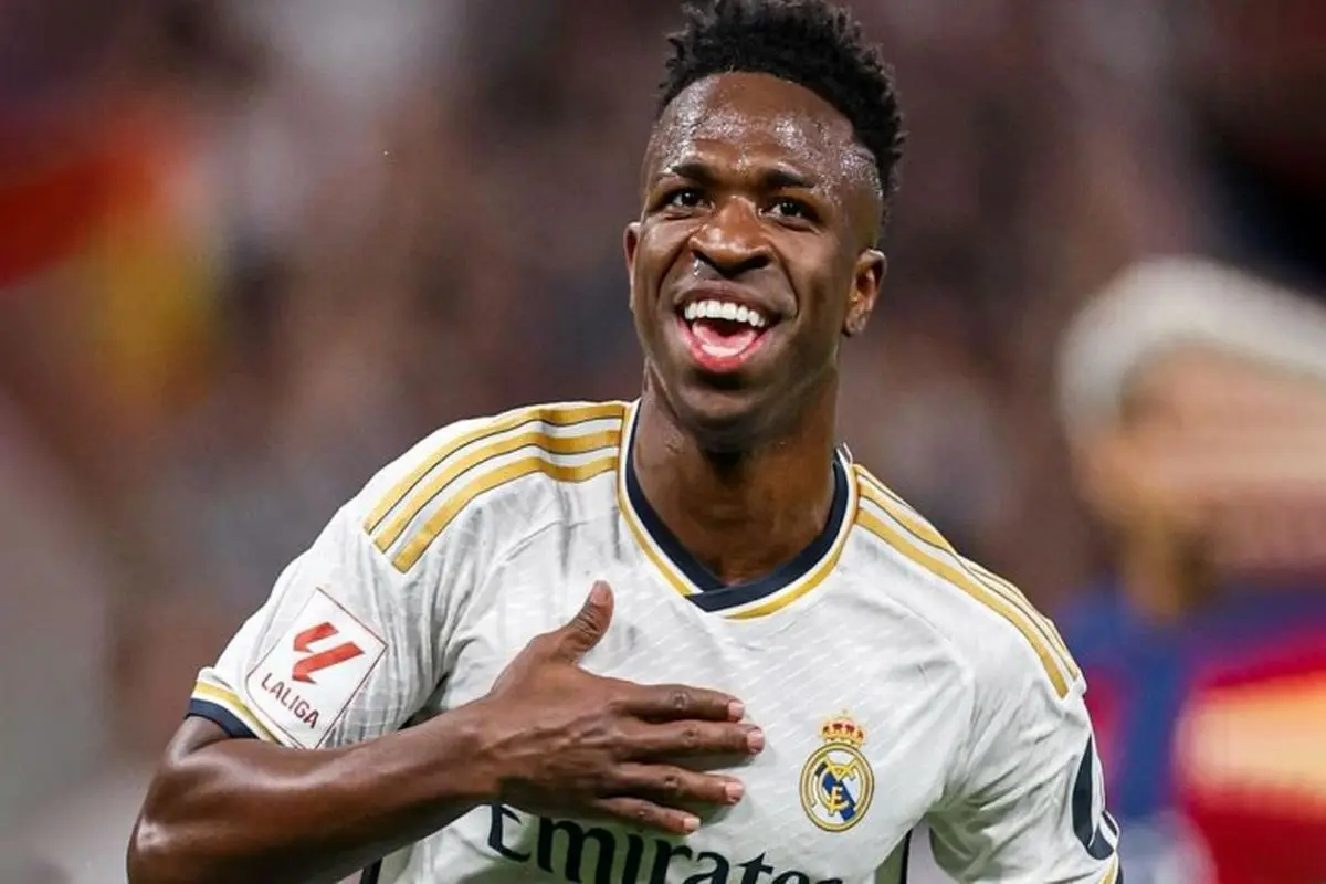 وینیسیوس جونیور با رئال در جایگاه شانزدهم