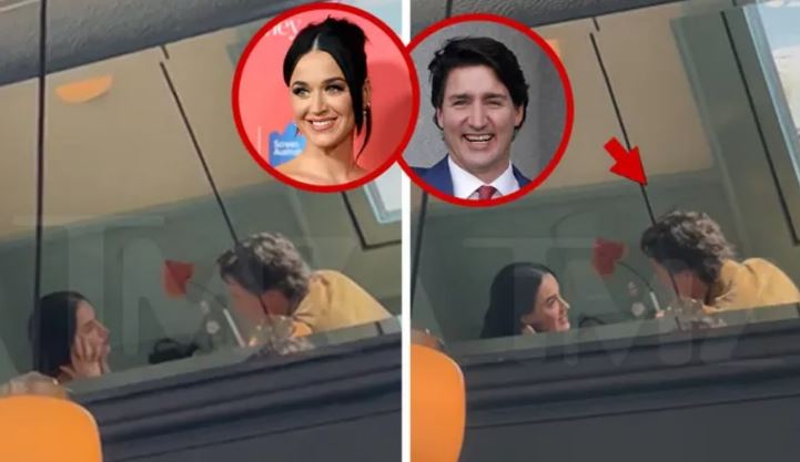 عکس لو رفته کیتی پری و جاستین ترودو 