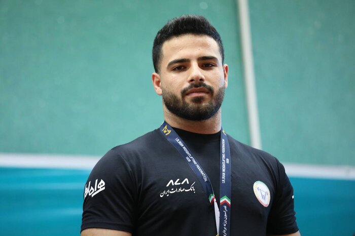 عکس علیرضا معینی وزنه بردار