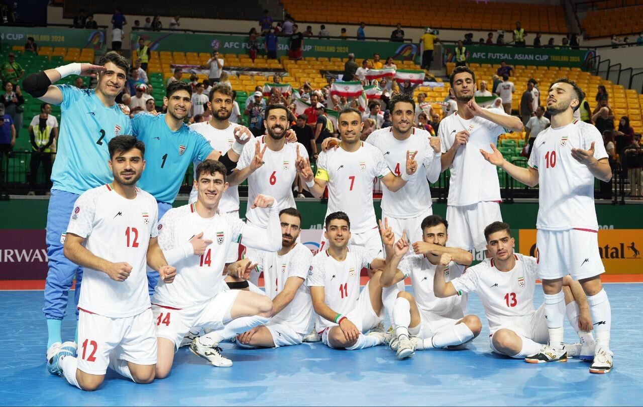 رتبه ایران در رنکینگ جهانی فوتسال