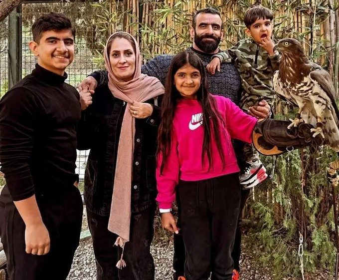 عکس هادی چوپان و همسرش