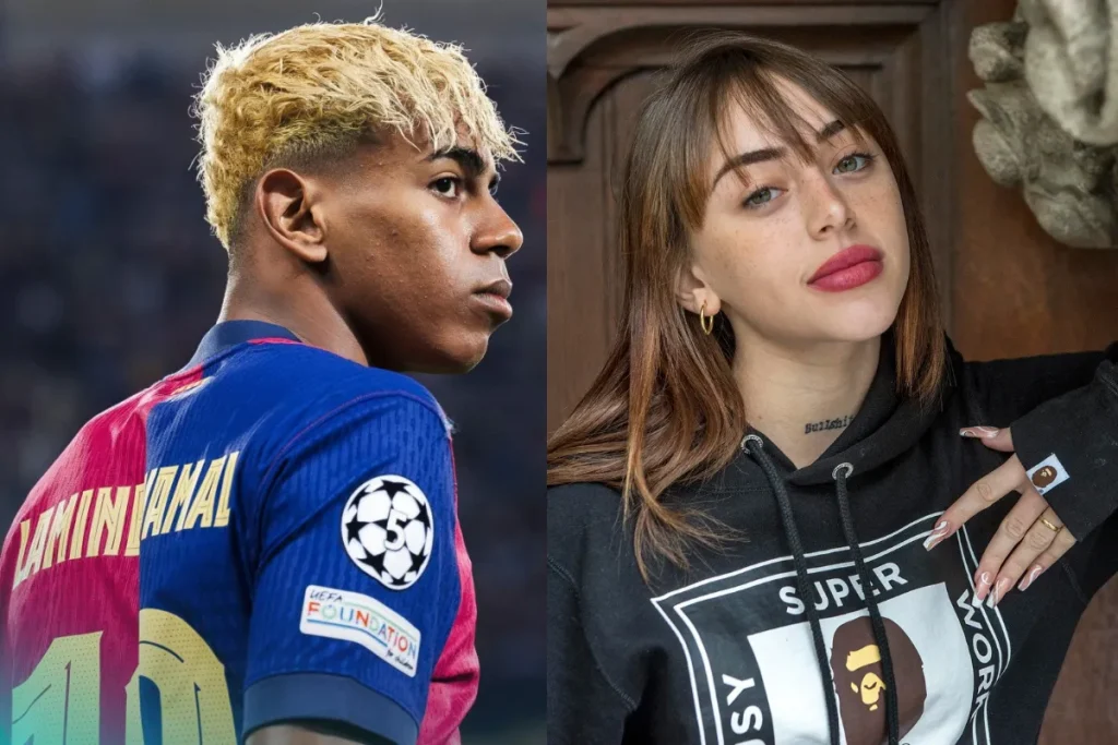 لامین یامال با نیکی نیکول در خانه پیکه زندگی می‌کند