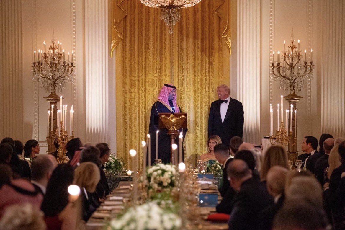 بن سلمان در کاخ سفید بن سلمان در کاخ سفید