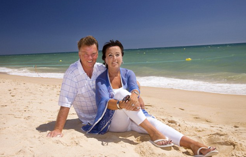 عکس لوئیس فان گال و همسرش