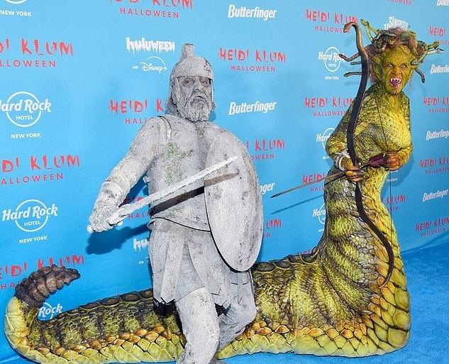  عکس هایدی کلوم و همسرش هالووین 2025