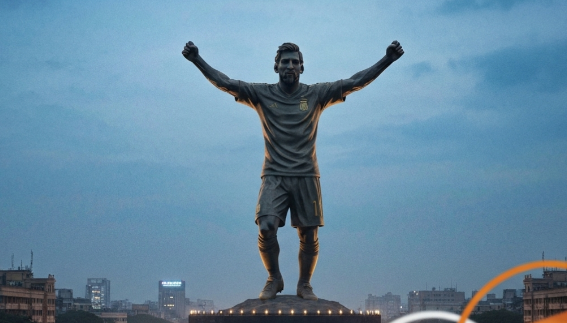 مجسمه مسی در هند برای اولین بار رونمایی شد