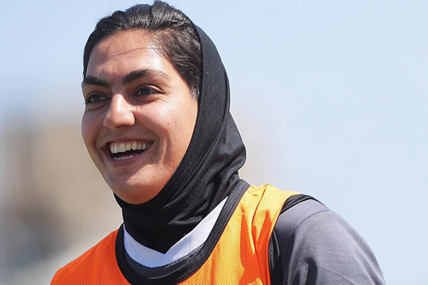 عکس زهرا قنبری فوتبالیست عکس زهرا قنبری فوتبالیست