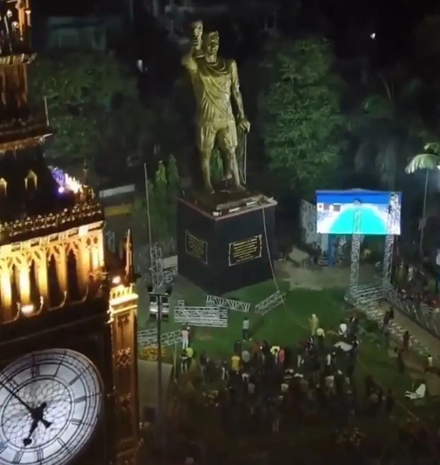 کلکته میزبان مجسمه غول‌پیکر مسی