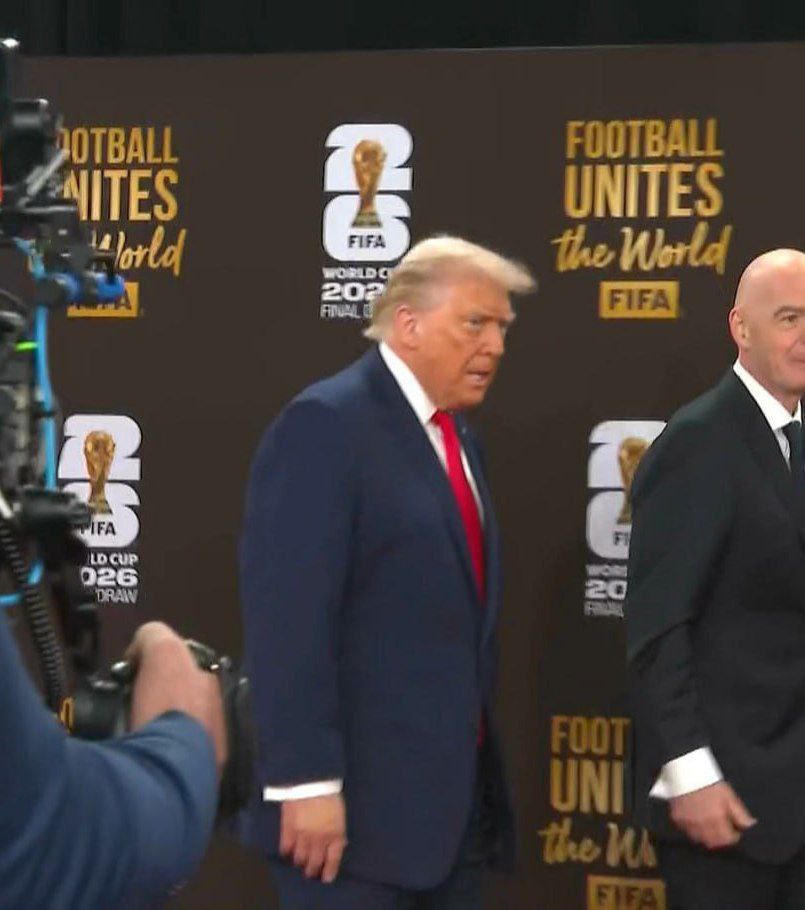 ترامپ در مراسم قرعه کشی جام جهانی 2026