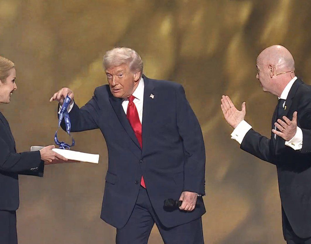 اهدای جایزه صلح فیفا به ترامپ