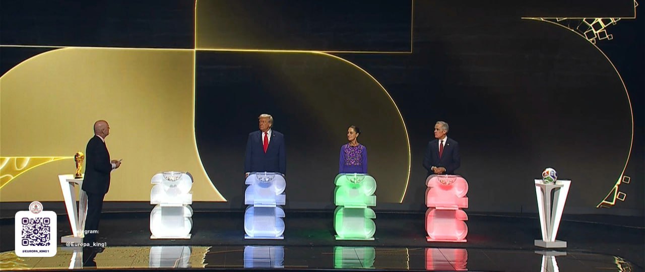 رییس جمهور مکزیک و ترامپ در قرعه کشی جام جهانی 2026